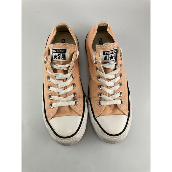 Converse Shoes Mens 5 Womens 7 Chuck Taylor All Star Low Sneakers 155573F Orange - Picture 3 of 9